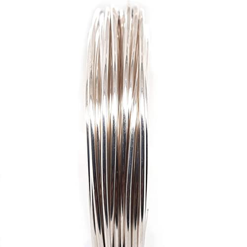 Image of 925 Sterling Silver Wire, 20 Gauge, Round, Half Hard, 50FT by CRAFT WIRE