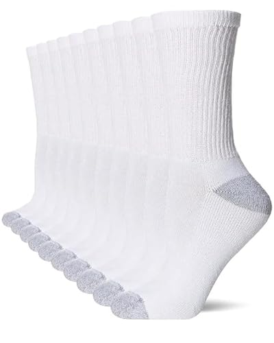 Men's Double Tough Crew Sock, 10 Pack