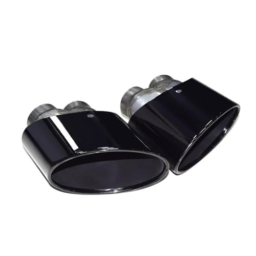 Tuyau d'échappement double en noir mat pour système de silencieux de voiture S3 S4 S5 S6