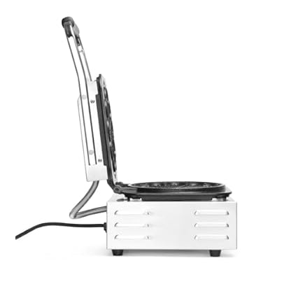 HENDI Waffeleisen 'Herz', Herzform, 5 miteinander Teile, mit Waffelgabel, Temperatur stufenlos regelbar, antihaftbeschichtete Platten aus Gusseisen, 230V, 2200W, 320x437x(H)251mm, Edelstahl – Bild 6