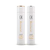 GK HAIR Global Keratin Moisturizing Shampoo and Conditioner Sets (10.1 Fl Oz/300ml) für farbbehandeltes Haar - Tägliche Anwendung Reinigung trocken bis normal Sulfat Paraben-frei - für alle Haartypen