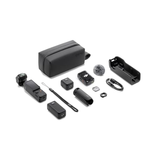 Image of DJI Osmo Pocket 3 Creator Combo Vlogging Camera with 1'' CMOS & 4K /120fps Video, 3-Axis Stabilization, 2 inch Rotatable Touchscreen