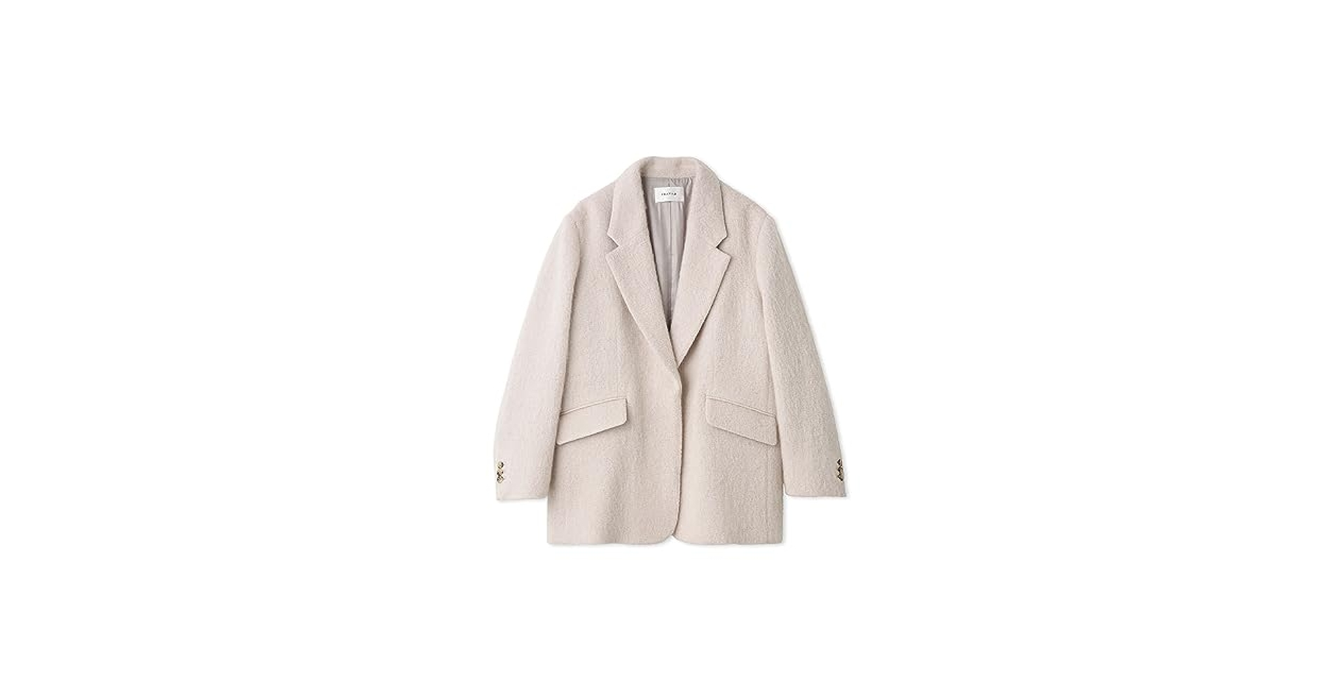 フレイアイディー 未使用テーラードシャギーコート SALE50%OFF