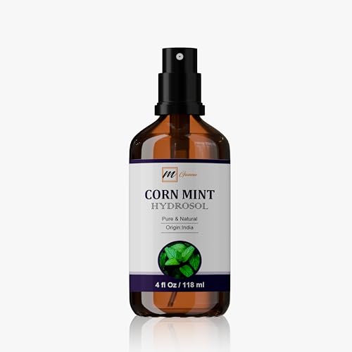 mGanna Corn Mint Hydrosol 4 fl oz / 118 ml (Food Grade) Refreshing Natural and Multi-Purpose