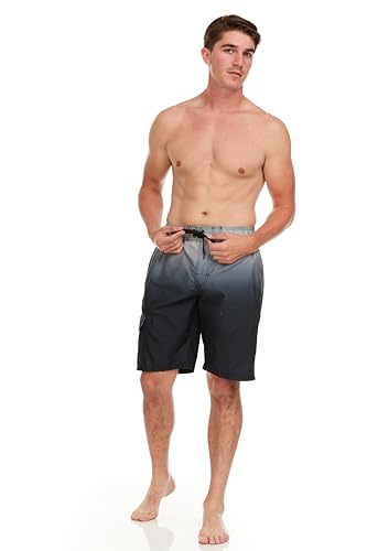 Image of Kanu Surf Men's Big Viper Extended Size Stripe Swim Trunk