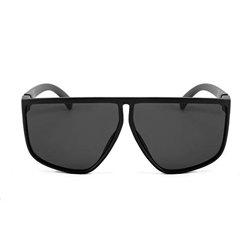 FEISEDY Square Oversized Sunglasses for Women Men Flat Top Fashion Shades B26694