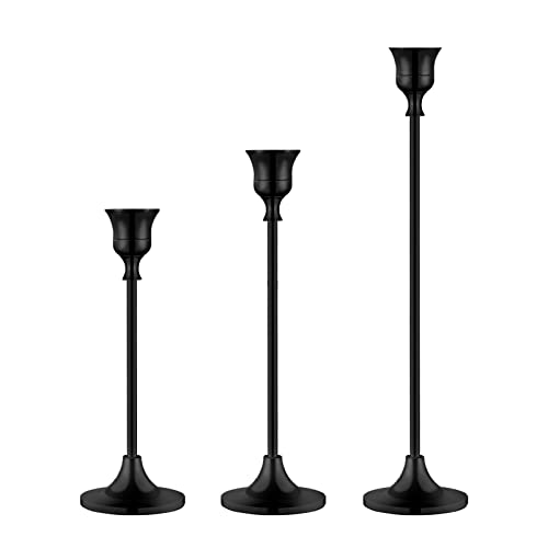 Candlestick Holders,Taper Candle Holder for Candlesticks Black Candelabra Candle Holder