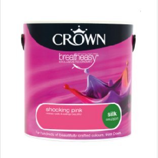 Crown Silk Emulsion 2.5L Shocking Pink