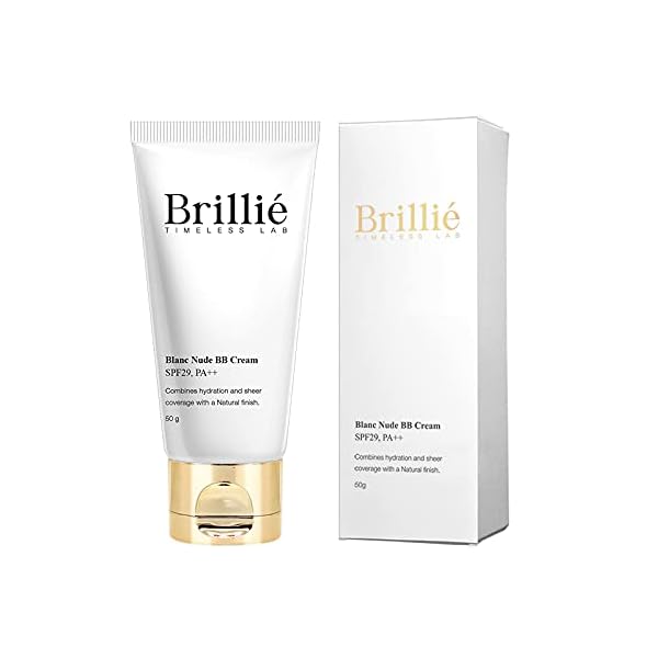 Brillie-Blanc-Nude-BB-Cream-Sheer-to-Full-Coverage-with-SPF-29-Flawless-and-Natural-Finish-Silicone-and-Mineral-Free-All-Day-Hydration BRILLIÉ Brillie Blanc Nude BB Cream Sheer to Full Coverage with SPF 29 Flawless and Natural Finish Silicone and Mineral Free All-Day Hydration