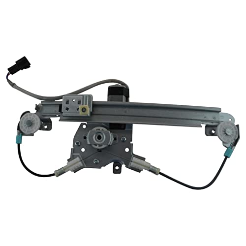 Image of TRQ Rear Right Power Window Regulator & Motor Assembly Passenger Side Compatible with 2004-2005 Chevrolet Classic 1997-2003 Malibu 1997-1999 Oldsmobile Cutlass