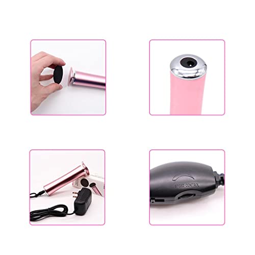 Image of Electric Foot Callus Adjustable Speed Portable Remover For Hard Skin Pink|DIY, Massager, Machine For Pain Relief for Men And Women, Skin Care Tool, Footrest Stool For Home, Facial tools|
