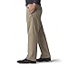 Lee Men's Extreme Motion Flat Front Regular Straight Pant Original Khaki 40W x 29L