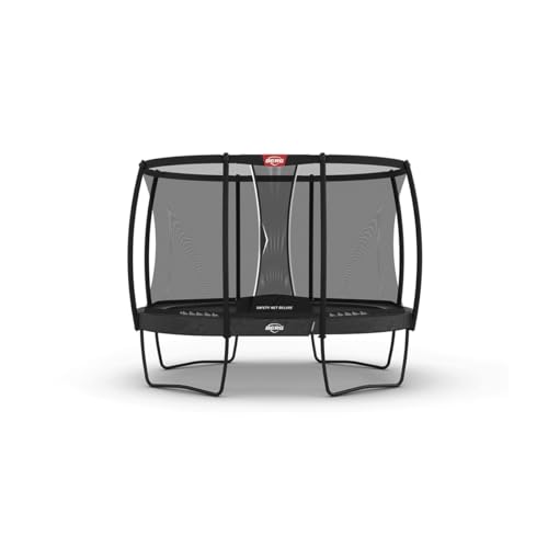BERG Trampoline Grand Champion Regular 350 Grey + Filet de sécurité Deluxe