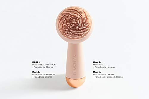 Finishing Touch Flawless Cleanse Silicone Face Scrubber and Cleanser, 1 count