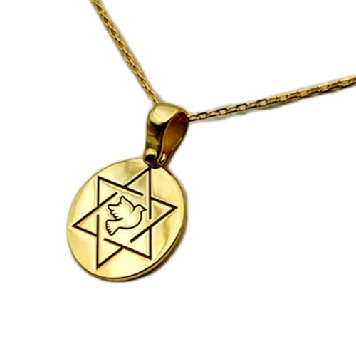 Collier Om en argent 925 doré 22mm avec chaîne 18 pouces LKBEADS L_01822