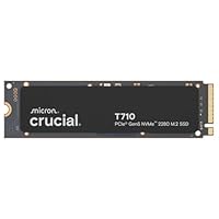 Crucial T710 SSD 4TB PCIe 5.0 x4 Gen5 NVMe M.2, Velocità fino a 14500 MB/s Lettura