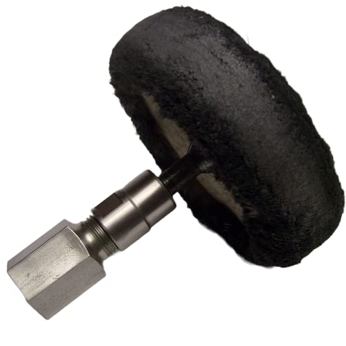 Drilax Flapper Adapter 5/8 Unc Thread With 1/4" Collet - Turns Angle Grinders Into Rotary Tools For Running Carbide Burrs And Flapper Wheels Made In Usa Compatible With Dewalt, Makita, Bosch, Metabo #TOP2