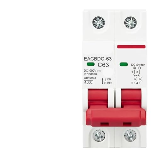 Interruptor CC 1000V para proteger paneles solares y asegurar la energía de viviendas aisladas