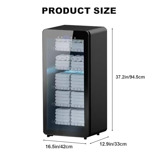 LYXXJRYBHD Hot Towel Warmer, Towel Heater, Disinfection Cabinet, Multiple Sizes, for Bathroom, for SPA, Barbershop, Hotel(Small)