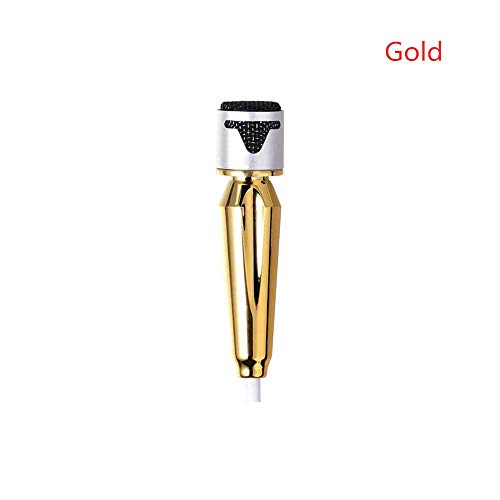 Mini Microphone with Headphones Mini Portable Vocals/Musical Instrument Microphone for Mobile Phone Laptop