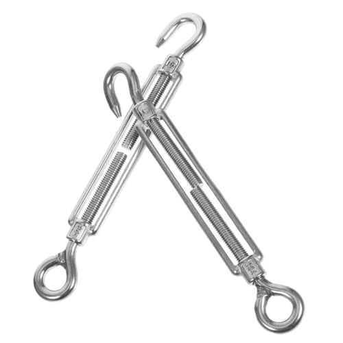 Unomor Adjustable Wire Tightener Screw Stainless Steel Turn Buckle for Cable Tensioning M8