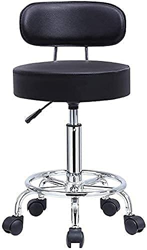 Image of New Pin Type Twin Castor Wheels for Chairs and Furniture's Desk Chair Wheels for Computer Chair and Gaming Chair, Safe for All Floors and Carpets (Black) Set of 5