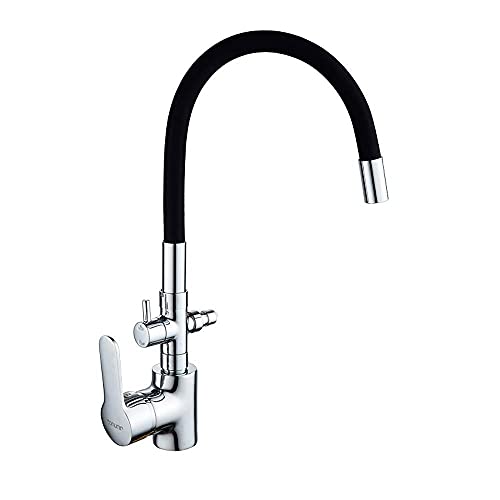 Robinet de cuisine en bronze pour eau chaude et froide au design américain