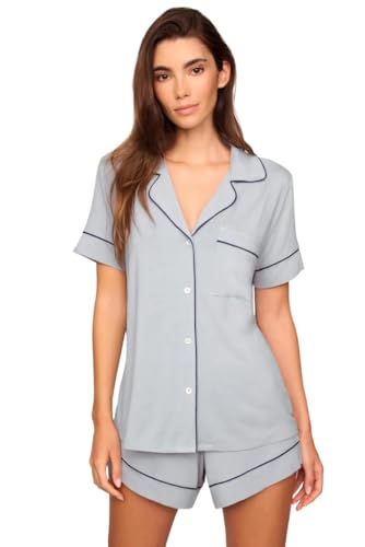 Image of Eberjey Gisele Rib Relaxed Short PJ Set