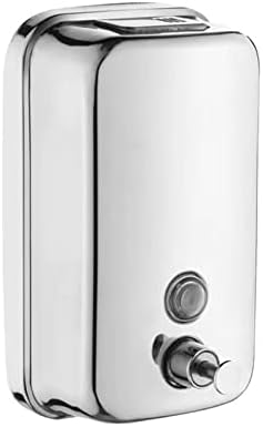 Commercial Soap Dispenser Wall Mount 304 Stainless Steel Soap Dispenser for Bathroom Toilet Kitchen Hotel School 34oz/1000ml