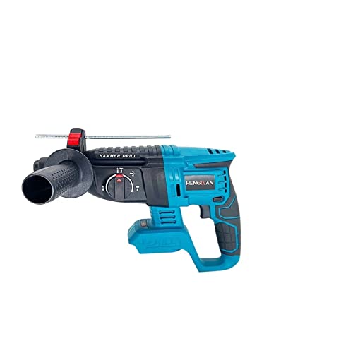 TEMSOOM Bürstenloser Schlagbohrhammer mit Bohrhammer, kompatibel mit 18-V-Lithiumbatterie von Makita