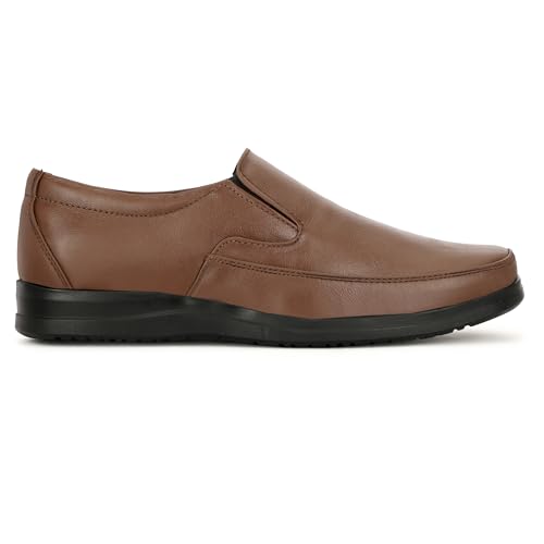 Image of Leatherful Formal Moccasin Shoes for Men | Full Grain Genuine Leather | PU Sole & Nappa Lining | Office | Party | Smart Casual YKMC