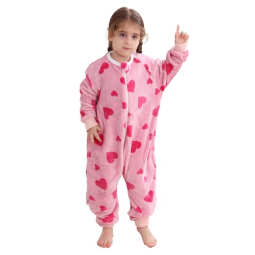 Image of MICHLEY Baby Sleeping Bag Sack Flannel Wearable Blankets Pajamas 1-6Years
