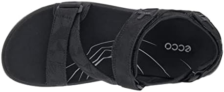 ECCO Men's Yucatan Coast Sport Sandal, Black Nubuck, 14-14.5 | Image 4