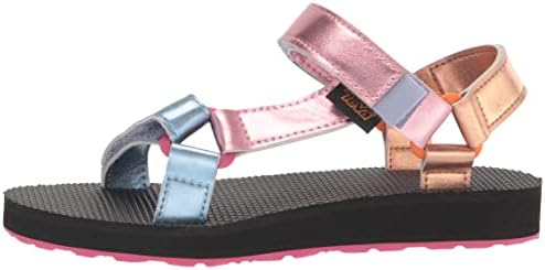 Teva Girls Original Universal Shimmer Sandal, Pink Multi, 5 Little Kid Review | Image 7