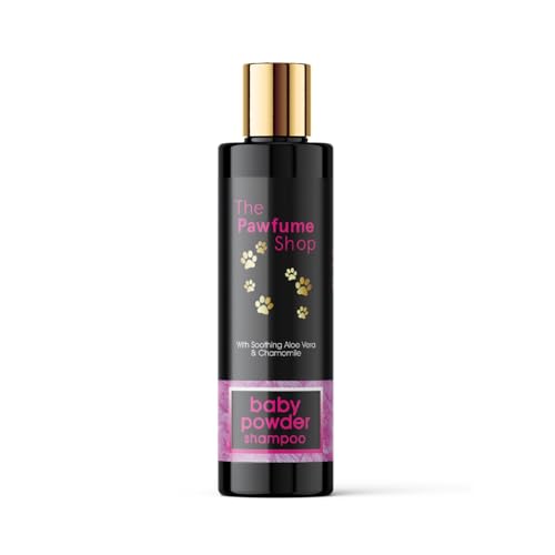 Champú con Fragancia para Perros The Pawfume Shop | Aseo de Lujo para caninos con Aroma a Talco para bebés | Ingredientes Naturales para un Pelaje Impecable | Sostenible y Vegano - 250ml