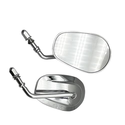 Espejos Retrovisores Para Harley Wide Glide FXDWG 1993-2016 Piezas De Modificación Silver