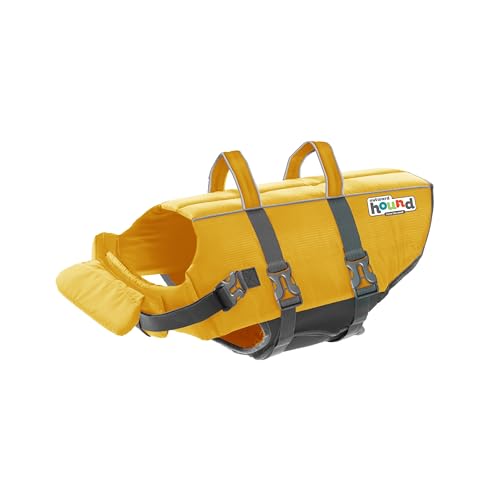 Outward Hound Granby Splash Yellow Dog Life Jacket, Large