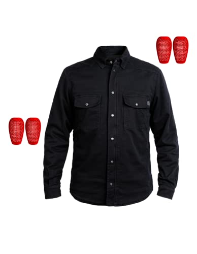 Chemise moto homme John Doe Motorshi+J7:J20rt anti-abrasion pour rouler protégé