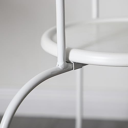 Mesas laterais externas de aço mesa lateral de pátio pequena mesa redonda externa mesa lateral de me