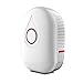 JLDN Deshumidificador Habitacion Eléctrico, Filtro de Aire Secador Purificador Auto-Apagado Silencioso con Ionizador para Armarios Baño Cocina,Red
