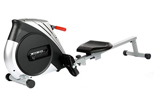 XS Sports R110 Home Rowing Machine-Folding with Adjustable Resistance-Fitness Rower (Silver) - Image 4