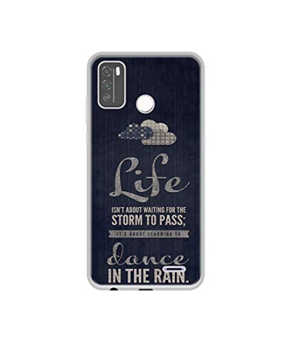 Image of Life in The Rain Design Printed Silicon Soft TPU Back Case Cover for Micromax in 1b