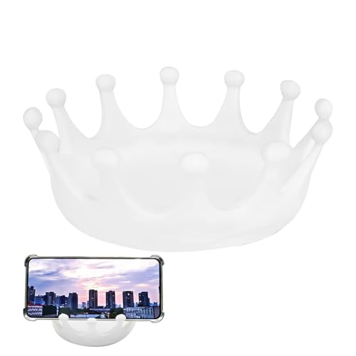 Generico Porta Anelli a Forma di Ciotola | Organizzatore Accessori A Forma Di Corona,Vassoio Multifunzionale Moderno per Gioielli da Comodino, Bagno, Toeletta, Camera da e Cassettiera