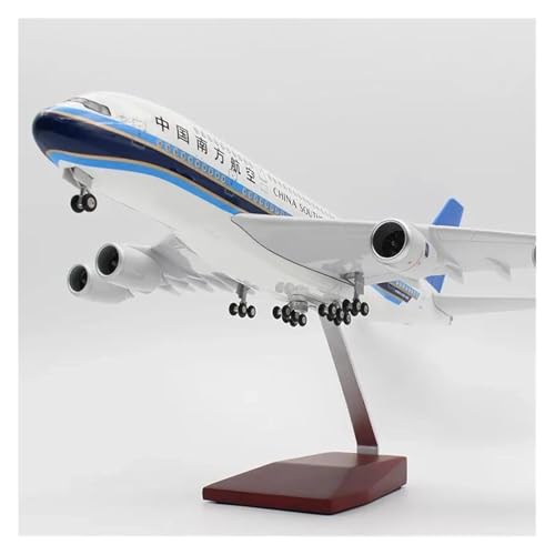 Réplica de avión A380 escala 1:160 una obra de arte iluminada de colección