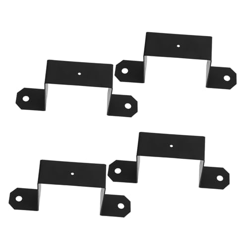 UKCOCO 4pezzi Staffa Per Di Recinzione in Supporto Base Per e Ringhiera Ancoraggio Resistente Alle Intemperie Per Pesanti Montaggio Rapido