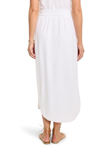 NIC+ZOE Women's Rumba Linen Dip Skirt4
