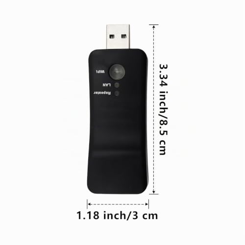 Nicear Compatibilité Universelle Adaptateur Réseau USB sans Fil WiFi pour Smart TV Booster De Signal AP Multifonctionnel Alimenté par USB Extendeur De Point D Accès WiFi Haute Puissance – vue 7