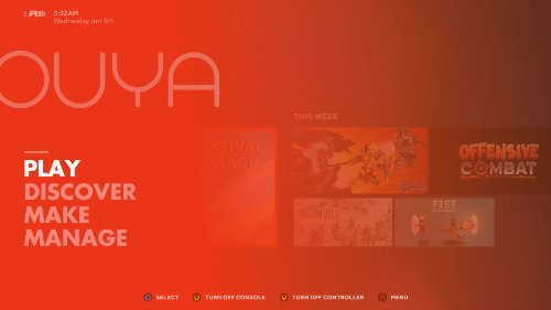 Ouya Game Console And Controller - Silver (Ouya1) 1Gb Ram 8Gb Storage #TOP2