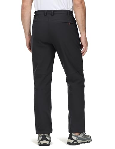 TACVASEN Men's Snow Ski Pants Winter Fleece Lined Pants for Mens Water Resistant Snowboarding Hiking