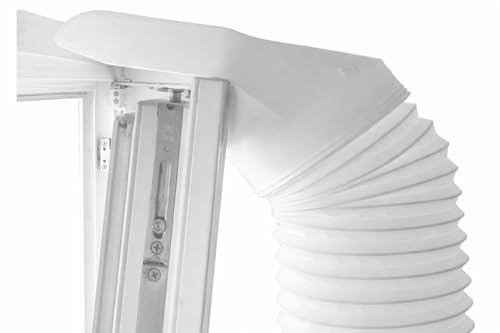Klimaanlage - Abluftschlauch Adapter/Auslass für mobile Klimaanlage - geeignet für Dachfenster Kippfenster Schwingfenster und Fenster der Marken VELUX und ROTO